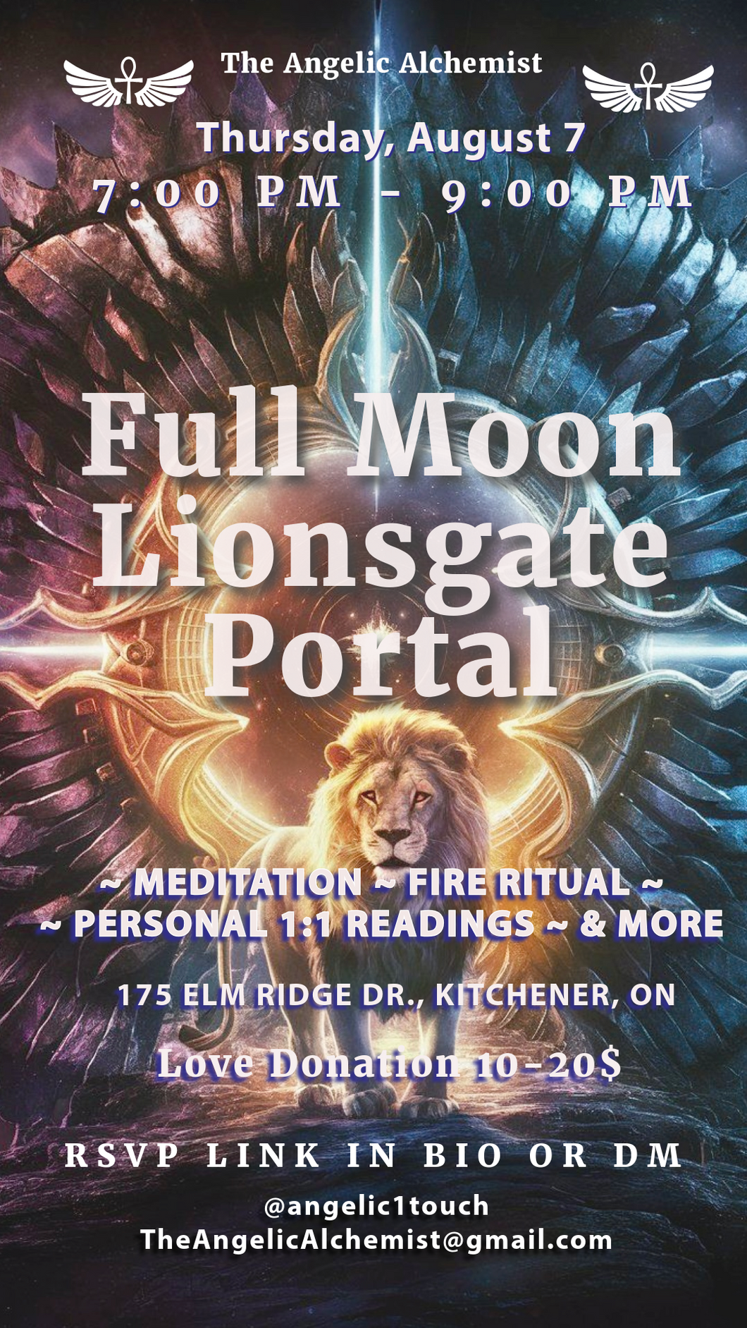 Full Moon Lionsgate Portal ✨
