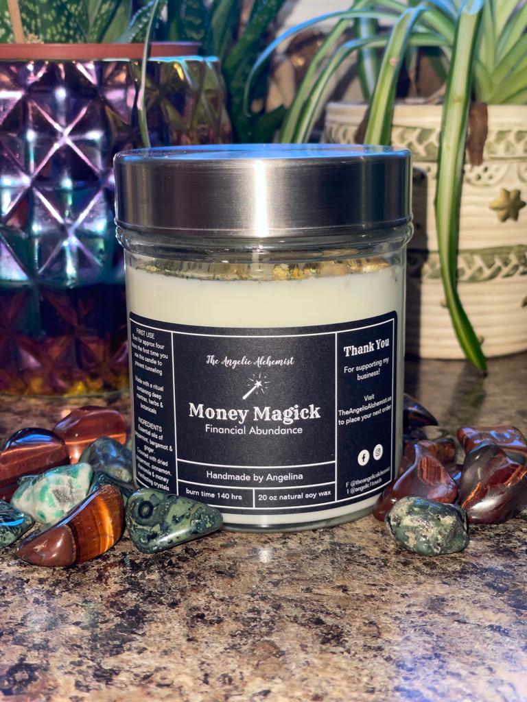 Money Magick - Fixed Intention Candle
